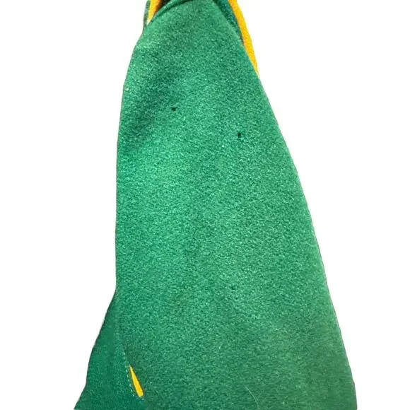 Vintage Green & Yellow Wool Varsity Jacket Women's XS/S by Nelsons USA